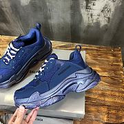 Balenciaga Triple S Clear Sole Sneaker Navy Blue - 3