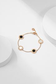 Bvlgari Bracelet Black White - 1