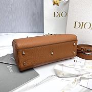 Dior Medium Lady D-Sire Bag Dark Brandy 30 x 20 x 13 cm - 2