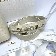 Dior Medium Lady D-Sire Bag White Bull 30 x 20 x 13 cm - 5