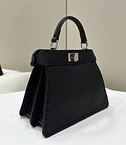 Fendi Peekaboo Iseeu Bag Black 20x11x15cm - 4