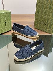 Gucci GG Crystal-embellished Denim Espadrilles - 3