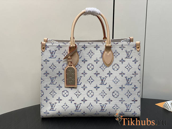 Louis Vuitton LV OnTheGo MM Multicolor Beige 35x27x14cm - 1