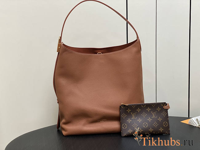 Louis Vuitton LV Low Key Hobo MM Cognac Brown 31 x 35 x 18 cm - 1