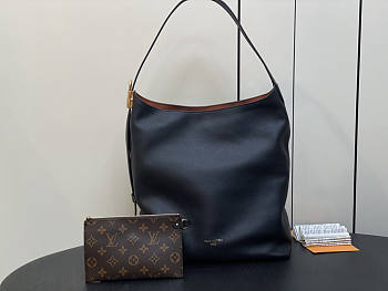 Louis Vuitton LV Low Key Hobo MM Black 31 x 35 x 18 cm