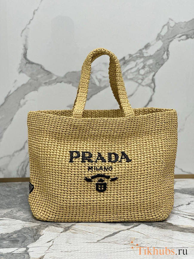 Prada Crochet Tote Bag 40x34x15cm - 1