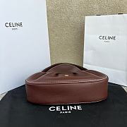 Celine Medium Polly Bag Red Wine 33x19x9cm - 5