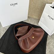 Celine Medium Polly Bag Red Wine 33x19x9cm - 4