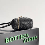 Bottega Veneta Vanity Case Crossbody Bag Black 22x12.5x5cm - 4