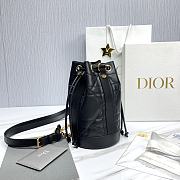 Dior Small Backpack Black Supple Maxicannage 15x25cm - 5