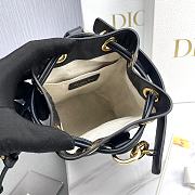 Dior Small Backpack Blue Oblique Jacquard 15 x 25 cm - 5