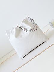 Chanel 22 Handbag Rainbow Metal White 39x42x8cm - 2