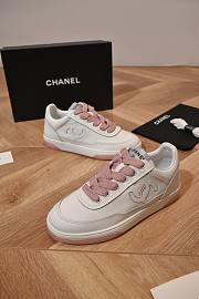 Chanel Sneaker White Pink - 5