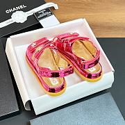 Chanel Pink Metallic Sandal 02 - 4