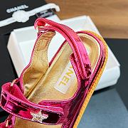 Chanel Pink Metallic Sandal 02 - 3