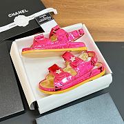 Chanel Pink Metallic Sandal 02 - 2