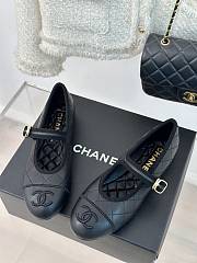 Chanel Ballerina Black Flat - 1