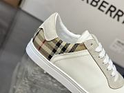 Burberry Check Robin White Sneaker - 3