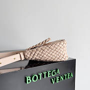 Bottega Veneta Cobble Mini Shoulder Bag Pink 19x17x6cm - 4