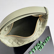 Bottega Veneta Mini Wallace Light Green 23x13x9.5cm - 3