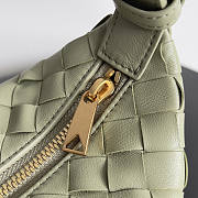 Bottega Veneta Mini Wallace Light Green 23x13x9.5cm - 2