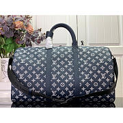 Louis Vuitton LV Keepall Bandoulière 50 Navy Blue 50x29x23cm - 2