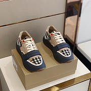 Burberry Ramsey Vintage Check Suede Leather Sneakers - 4