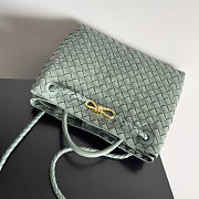 Bottega Veneta Medium Andiamo Green Aloe 32.5x24x12cm - 5