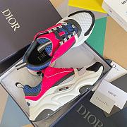 Dior B22 Sneaker Technical Mesh Neon Pink - 2