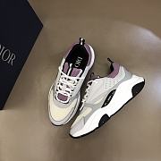 Dior B22 Sneaker Technical Mesh White Purple - 2