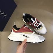 Dior B22 Sneaker White Burgundy - 1