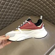 Dior B22 Sneaker White Burgundy - 5