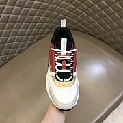 Dior B22 Sneaker White Burgundy - 3