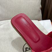 Hermes Oran Pink Slides - 5