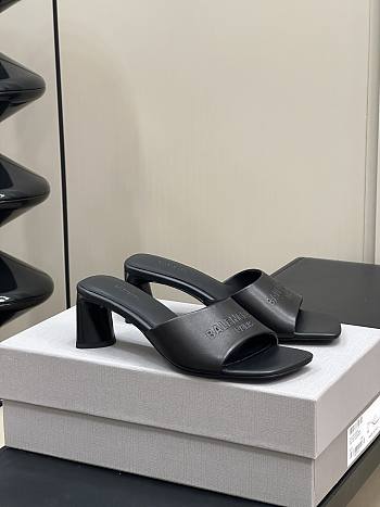 Balenciaga Women's Black Duty Free Leather Mules 6cm