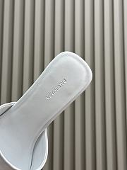 Balenciaga Women's White Duty Free Leather Mules 6cm - 5