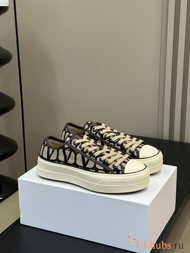 Valentino Garavani Iconograph Canva Sneakers - 1