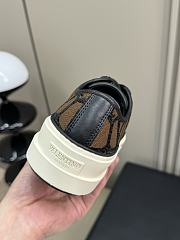 Valentino Garavani Iconograph Canva Brown Sneakers - 4