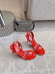 Christian Louboutin Spikaqueen Red Patent Heel 10cm - 3