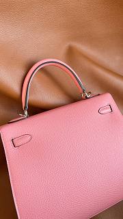 Hermes Kelly 25 Bag Pink Silver 25cm - 2