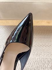 Gucci Signoria Slingback Pump Black Patent Heel 10.5cm - 4