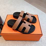 Hermes Chypre Sandal Black Brown - 1