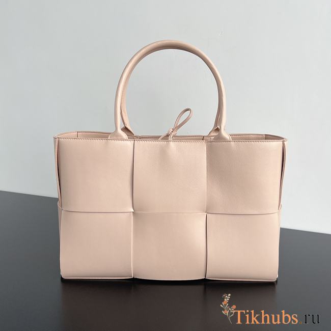 Bottega Veneta Medium Arco Pink Tote Bag 36x25x14cm - 1