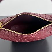 Bottega Veneta Mini Wallace Red Wine 23x13x9.5cm - 2