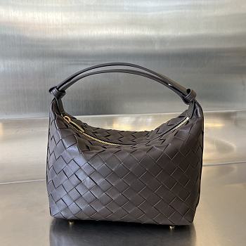 Bottega Veneta Mini Wallace Brown 23x13x9.5cm