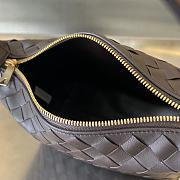 Bottega Veneta Mini Wallace Brown 23x13x9.5cm - 5