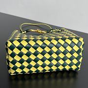 Bottega Veneta Small Andiamo Green Yellow 25x20x10cm - 4