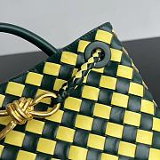 Bottega Veneta Small Andiamo Green Yellow 25x20x10cm - 3