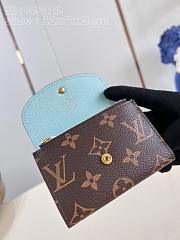 Louis Vuitton LV Rosalie Coin Monogram Blue 11 x 8 x 2.5 cm - 4