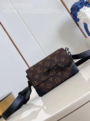 Louis Vuitton LV Steamer Bag Monogram Macassar 18 x 11 x 6.5 cm